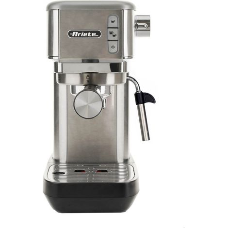 Ariete 1380 Macchina Da Caffè con Display Digitale e Macinacaffè Integrato Grigio (1/9)