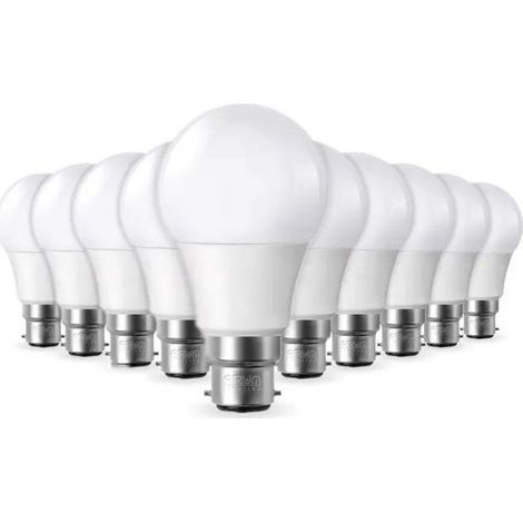 Lot De 10 Ampoules Led B22 11w Eq 75w Température De Couleur: Blanc Chaud 2700k (1/4)