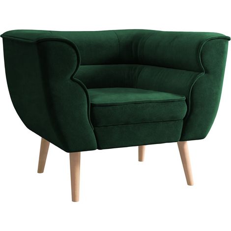 Sillón Glenview 102, Kronos 14, 75x82x74cm, Tapiz, Patas: Madera, 0 (1/4)