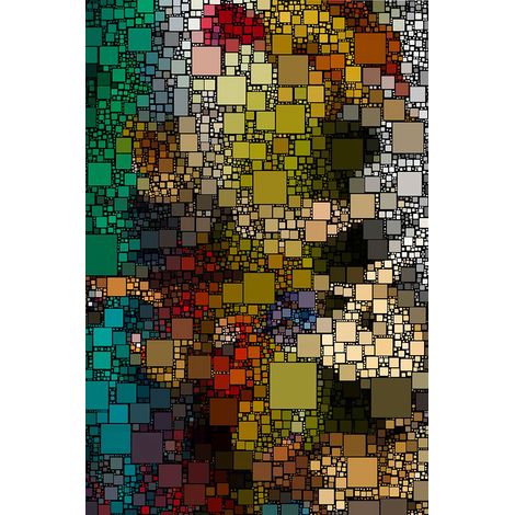 Tableau vitraux sagrada familia Toile imprimée (1/5)