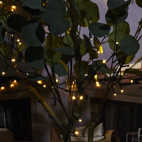 Guirlande - HOME DECO FACTORY - 200 LEDs - Lumineuse - Résistante aux intempéries - Noir (1/5)