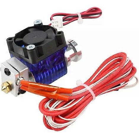 Tête d'extrusion pour imprimante 3D - Hotend J avec ventilateur de refroidissement unique, 0,2 mm (1/3)