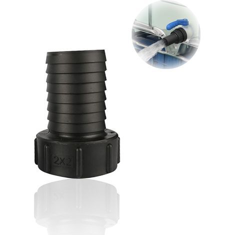 Adaptateur de Tuyau de Réservoir IBC 60 mm Filetage grossier Import à 50 mm Pour Tuyau d'arrosage - Adaptateur de valve Raccord de Tuyau Outils (1/5)