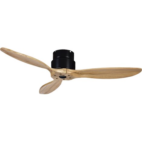 Ventilador sin luz MISTRAL  DC 35W Ø132cm Madera Arce Negro