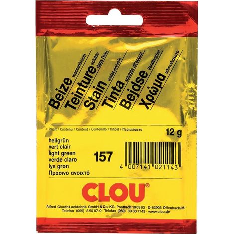 Clou Pulverbeize 12 g hellgrün Beizen (1/3)