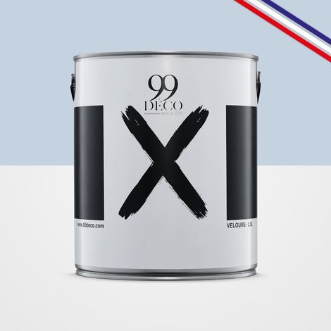 Peinture Mur Velours - Bleu Layette - Interieur - 2,5l (1/5)