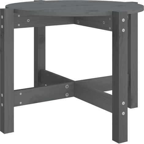 Maison Exclusive - Mesa de centro de madera maciza de pino gris 6 (1/5)
