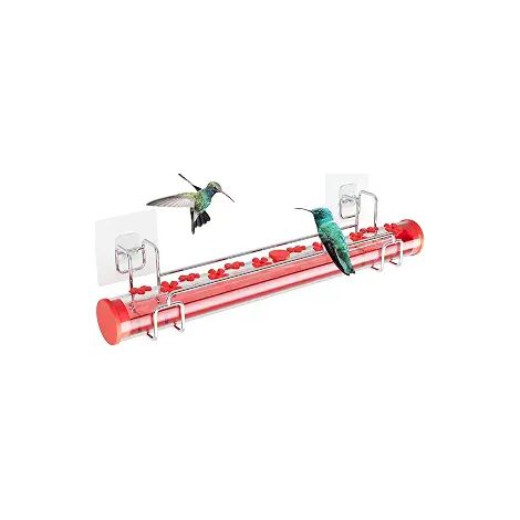 Mangeoire pour oiseaux, 44,5 cm (17,5 pouces), récipient pour la nourriture ou l'eau dans les cages et les zones d'élevage domestiques.-AquaForge (1/5)