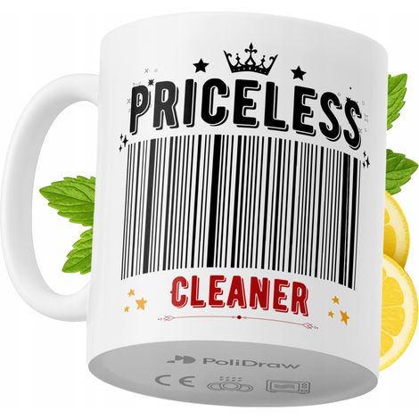 Taza divertida para un limpiador. Taza de café/té con diseño gráfico y texto humorístico. Taza para cumpleaños, santos, días festivos. Taza premium para ocasiones especiales en casa, oficina, trabajo, (1/5)