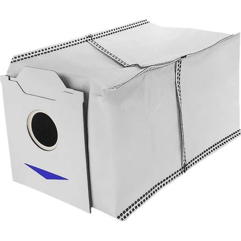 Compatible avec les aspirateurs robots Ecovacs N30 / N30 PRO, paquet de 10 sacs à poussière en charbon actif non tissé pour une désodorisation et une filtration haute efficacité. (1/2)