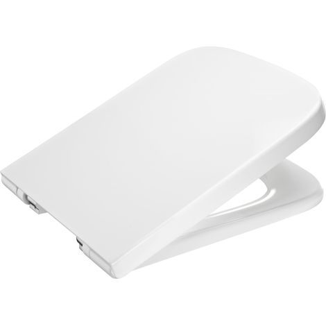 ASIENTO CON TAPA LACADO CAÍDA AMORTIGUADA BLANCO (1/6)