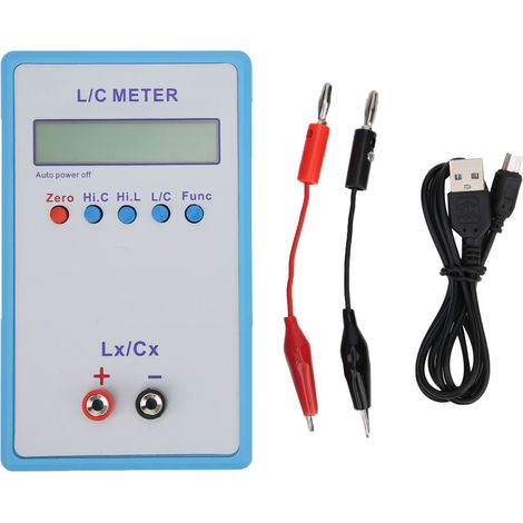 Multimètre LCR Portatif LC-200A Mesure Inductance et Capacitance ABS (1/5)