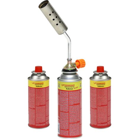 ROTHENBERGER Industrial  Kit de  soplete retractil  RS 220  con 3  x Gas  - 1500005519 (1/5)