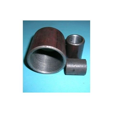 Manguito roscado/soldador negro de 2" (dn50)