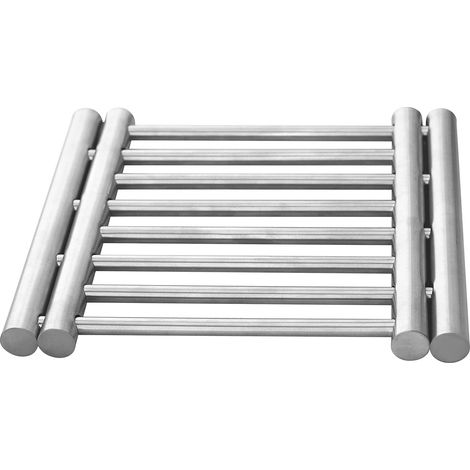 Dessous-de-plat Inox Extensible 22-38 x 20 x 1,8 cm Pour Casserole Poêle Wok Plat Cuisson 1 Pièce
