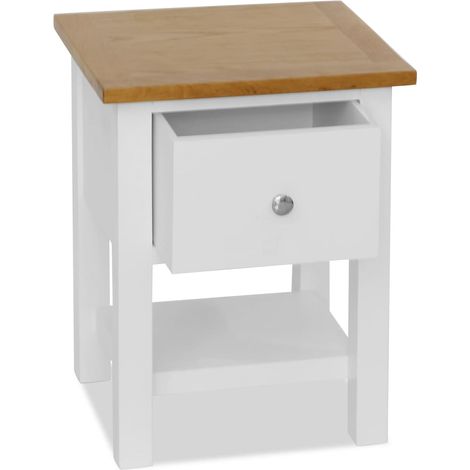 Maison Exclusive - Table de chevet 36x30x47 cm Bois de chêne massif (1/5)