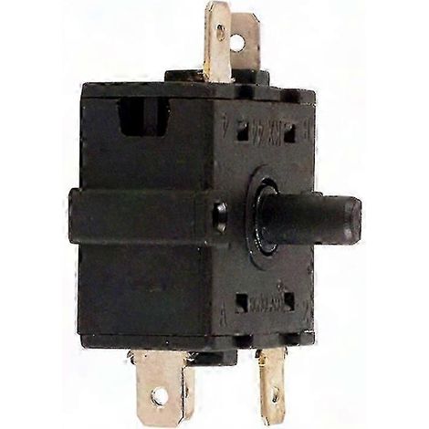 Chauffage électrique mural avec interrupteur rotatif 3 positions 5 broches, sélecteur AC 250V 16A, pour radiateur domestique (1/5)