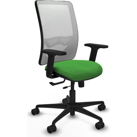 Silla ergonómica piqueras y crespo Zulema blanco reposabrazos ajustables (1/2)