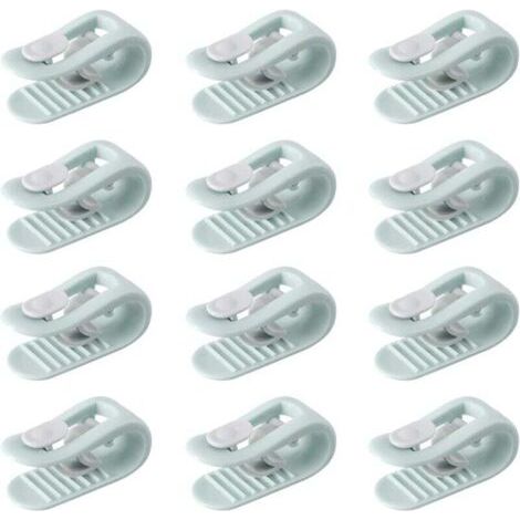 12 Green Duvet Clips, Duvet Cover Clips, Duvet Clips, Duvet Fasteners, Fitted Sheet Fasteners, Needle-Free Anti-Slip Bedding Accessories