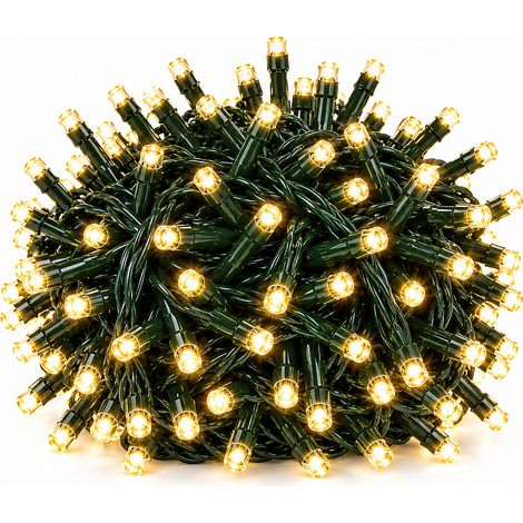 Aga Catena natalizia 200 LED con effetto scintillante Bianco caldo (1/5)