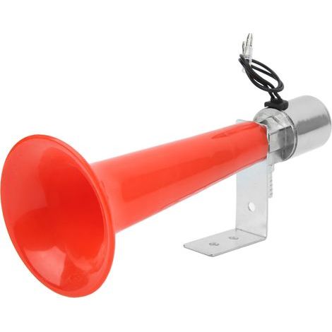 Rotes Lufthorn 180 dB, universell einsetzbar, 12 V/24 V, Druckpfeife für Wohnwagen, Autos, LKWs, SUVs, Motorräder (1/5)