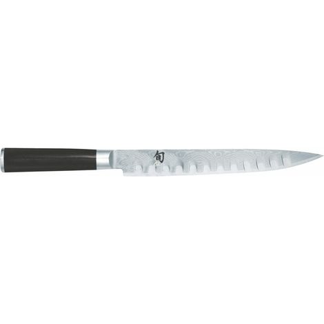 Kai Shun Classic Schinkenmesser mit Kullenschliff, Messer, Fleischmesser, Damastmesser, 23 cm, DM-0720 (1/3)
