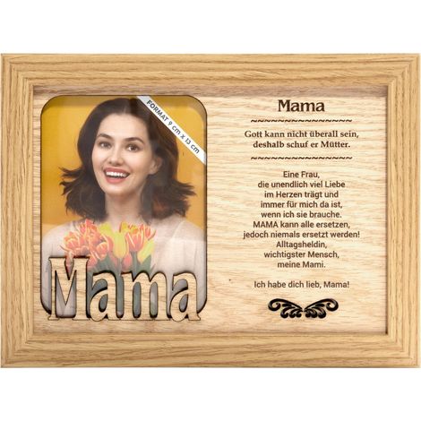 Cadre photo en bois pour photos debout et suspendu Cadre photo portrait Cadeau pour toute occasion (1/5)