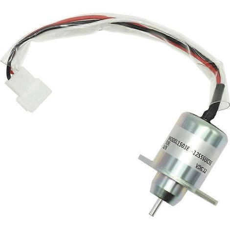 Électrovanne d'arrêt de carburant 1503ES-12S5SUC5S 119653-77950 M806808 pour moteurs Yanmar 3TNE84, 3TNE88 et 4TNE84 (12 V) - SFYGV (1/5)