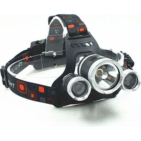 JOORRTPhare Hochleistungs-LED-Stirnlampe 2000 lm, USB-aufladbar, 4 Leuchtmodi, IPX4 wasserdicht, geeignet für Angeln, Camping, Wandern, Jagen, Radfahren und Laufen (1/2)