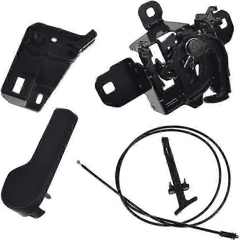 Kit de câble et de support pour poignée de déverrouillage de capot (références 1J0823509C, 1J1823633, 1J182353 et 1KD823633) pour Golf QAQ (1/5)