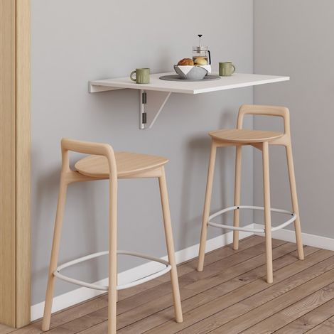 EXPRESS estante de pared plegable para 2 personas, blanco L. 70 cm (1/5)