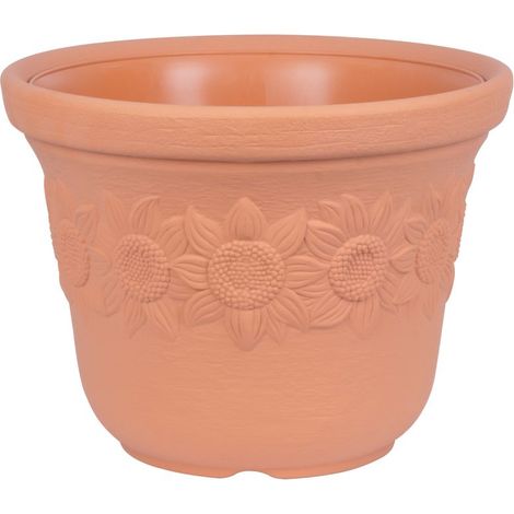 Blumentopf SUNNY, 400x307 mm, Terrakotta
