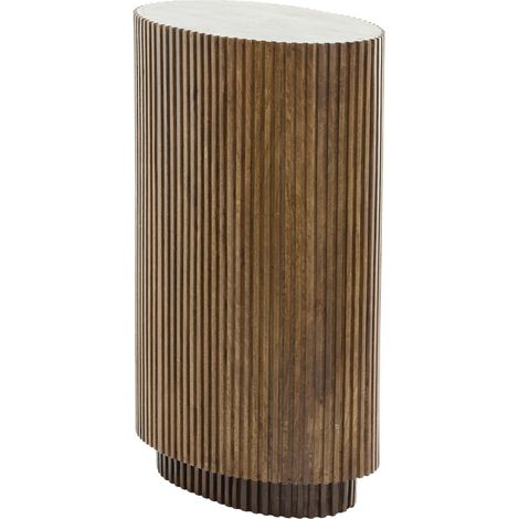 Light & Living colonne DUMOSI en bois brun foncé – 50x30x80 cm