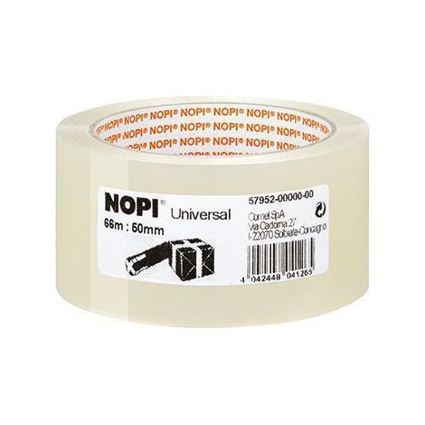 NOPI Packband Universal 66 m x 50 mm, transparent Packband (1/3)