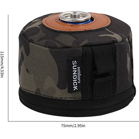 Housse de protection pour cartouche de gaz de camping 230/450 g, étui pour bouteille de gaz, matériel de barbecue, de pique-nique et de camping, réchauds portables (1/5)