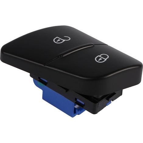 Türverriegelungsschalter, schwarzer und blauer Mittelknopf 3C0962125B, verschleißfester Ersatz für B6 3C 2006–2011 LHD Automatik (1/5)