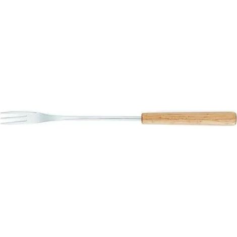Table-et-cook Fonduegabeln aus hellem Holz im Set mit 6 Stück