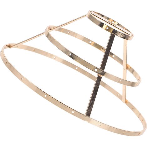 Cadre d'abat-jour à faire soi-même, support d'abat-jour pour suspension, accessoire de fabrication d'abat-jour (1/5)
