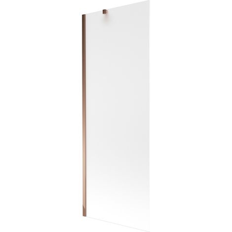 Mexen Next mampara de bañera de 1 hoja 70 x 150 cm, escarcha, oro rosa - 895-070-000-00-30-60