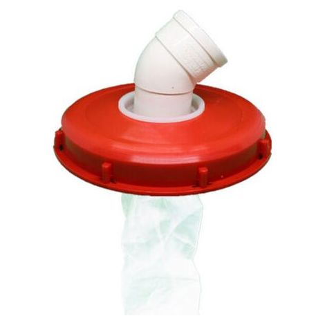 Couvercle de Réservoir IBC avec Filtre en Nylon Lavable pour Réservoir d'eau de Pluie IBC 1000 litres,Filtre À Couvercle IBC Accessoires de Réservoir IBC,Filtre à Eau de Pluie en Nylon (245mm 45 d (1/5)