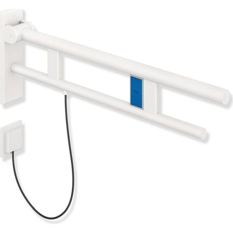 HEWI 900.50.20660 Poignée DX SK Duo (B), droite, 900, chasse d'eau WC (1/2)