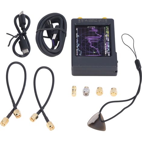 Analyseur de réseau vectoriel 50KHz-1.5GHz, écran 2.8 pouces, test d'antenne HF VHF UHF, outil de mesure (1/5)