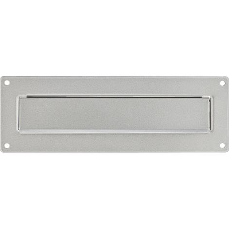 Burg Wächter 32480 PORTA 796 SI Einwurfblende Aluminium, Stahlblech Silber (1/5)