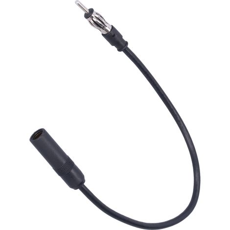 Câble rallonge d'antenne radio FM noir, accessoire universel portable pour voiture (1/5)