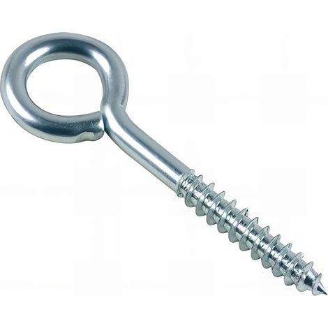 Piton 6 x 60 mm Zingué - Boite de 100 pcs - Fixtout PIT0606002B
