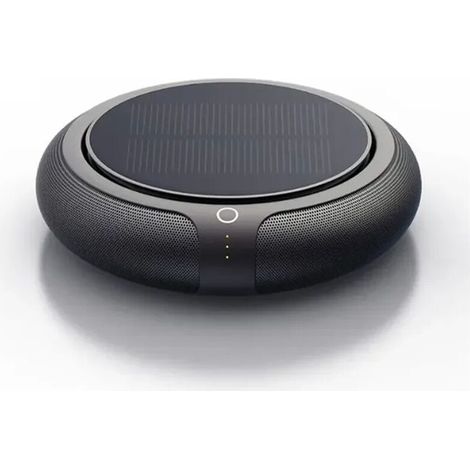 Purificateur D'Air à Charge Solaire, Déodorant, Purificateur D'Air Frais pour Voiture, Machine D'Aromathérapie pour Voiture, Noir (1/4)