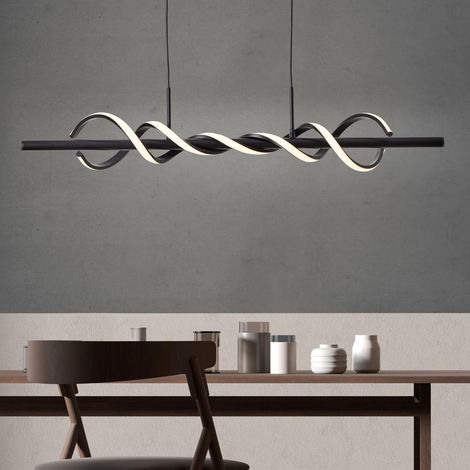 Brilliant Amalie LED Pendelleuchte 95cm schwarz, Metall/Kunststoff, 1x LED integriert, 20 W , (Lichtstrom: 2600lm, Lichtfarbe: 3000K) (1/5)
