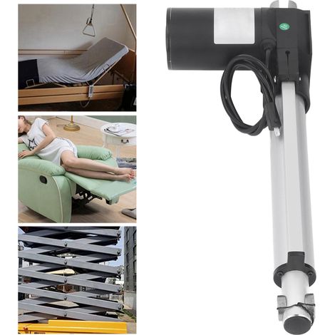 Vérin de retournement de lit électrique YNT-01, poussée de 1500 N, vitesse de 20 mm/s, course de 200 mm, 24 V (1/5)