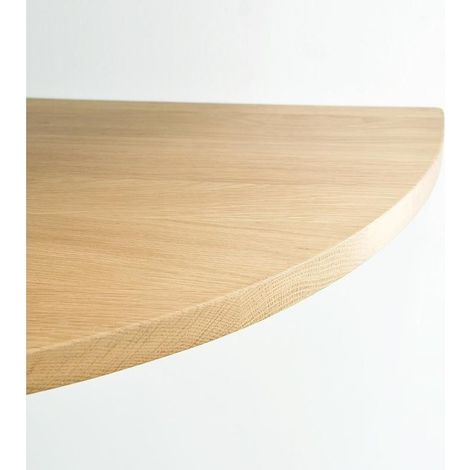 Étagère d'Angle Murale 25cm Chêne Naturel (1/3)