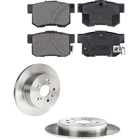 KIT FRENI POSTERIORI compatibile con SUZUKI SX4 / SX4 CLASSIC (EY,GY) - DISCHI + PASTIGLIE OEM: P 79 027 / 18078 , 18077 /SOSTITUZIONE DIRETTA/BASSA POLVERE/SILENZIOSO